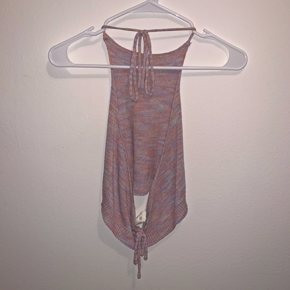 Tobi “Holly” Sweater Halter Top - Picture 4 of 7